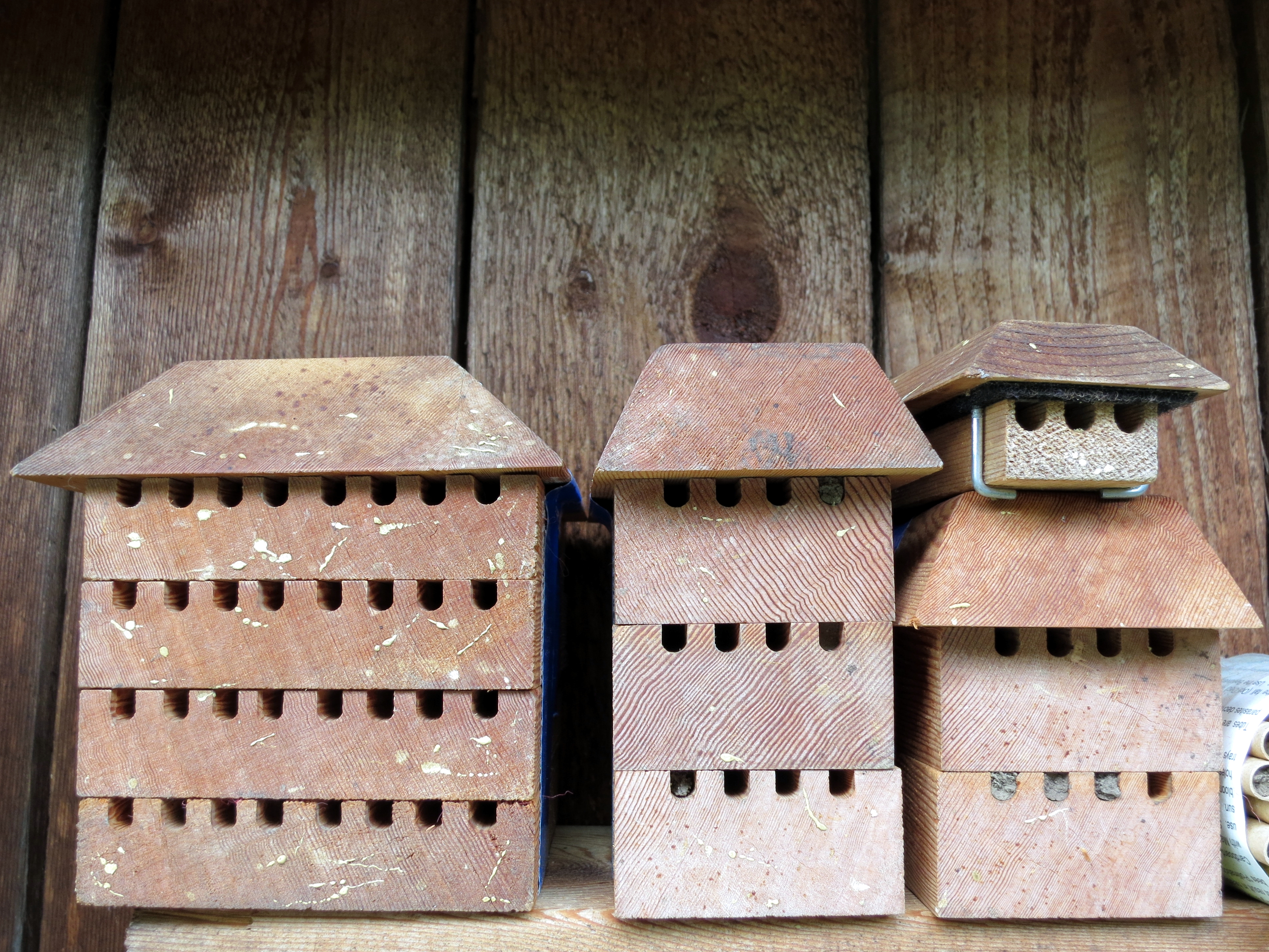 Mason Bee houses