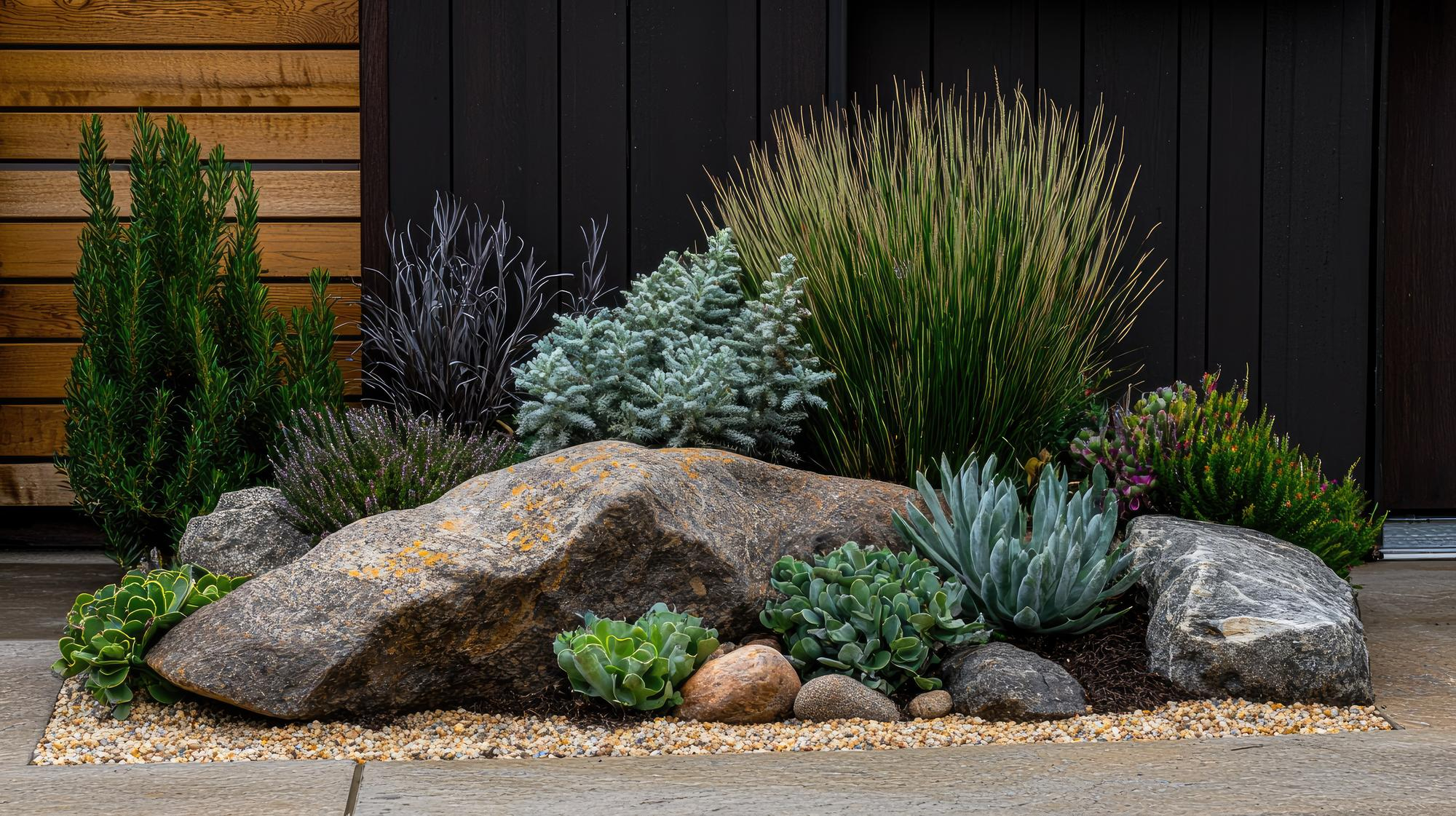 Grasses can add color, and variety with shape and height to a garden.