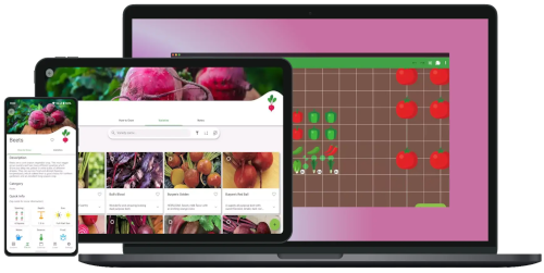 Image of the Planter app on different devices
