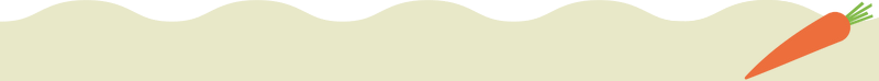 Wave background graphic with a carrot icon