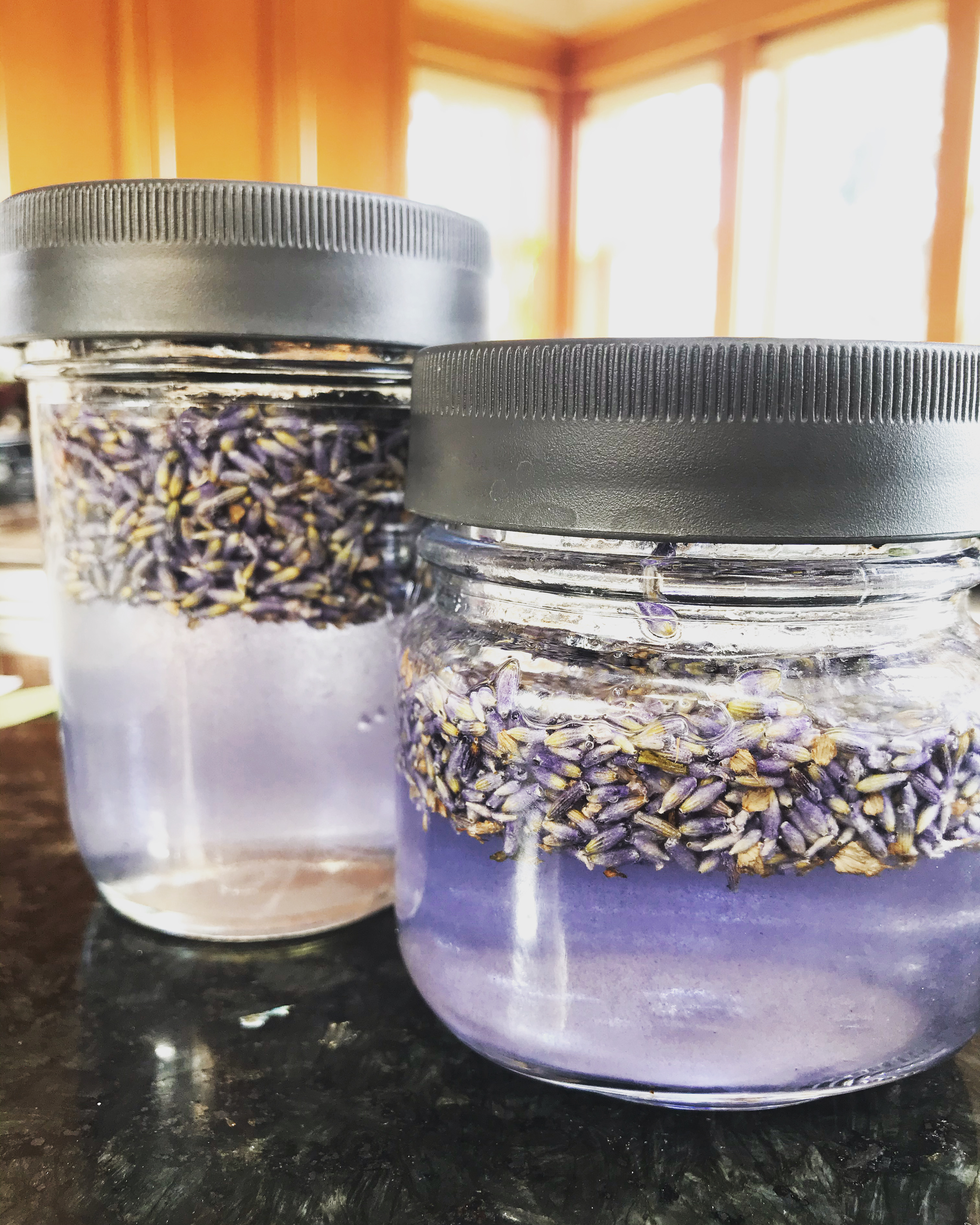 Lavender in glycerin